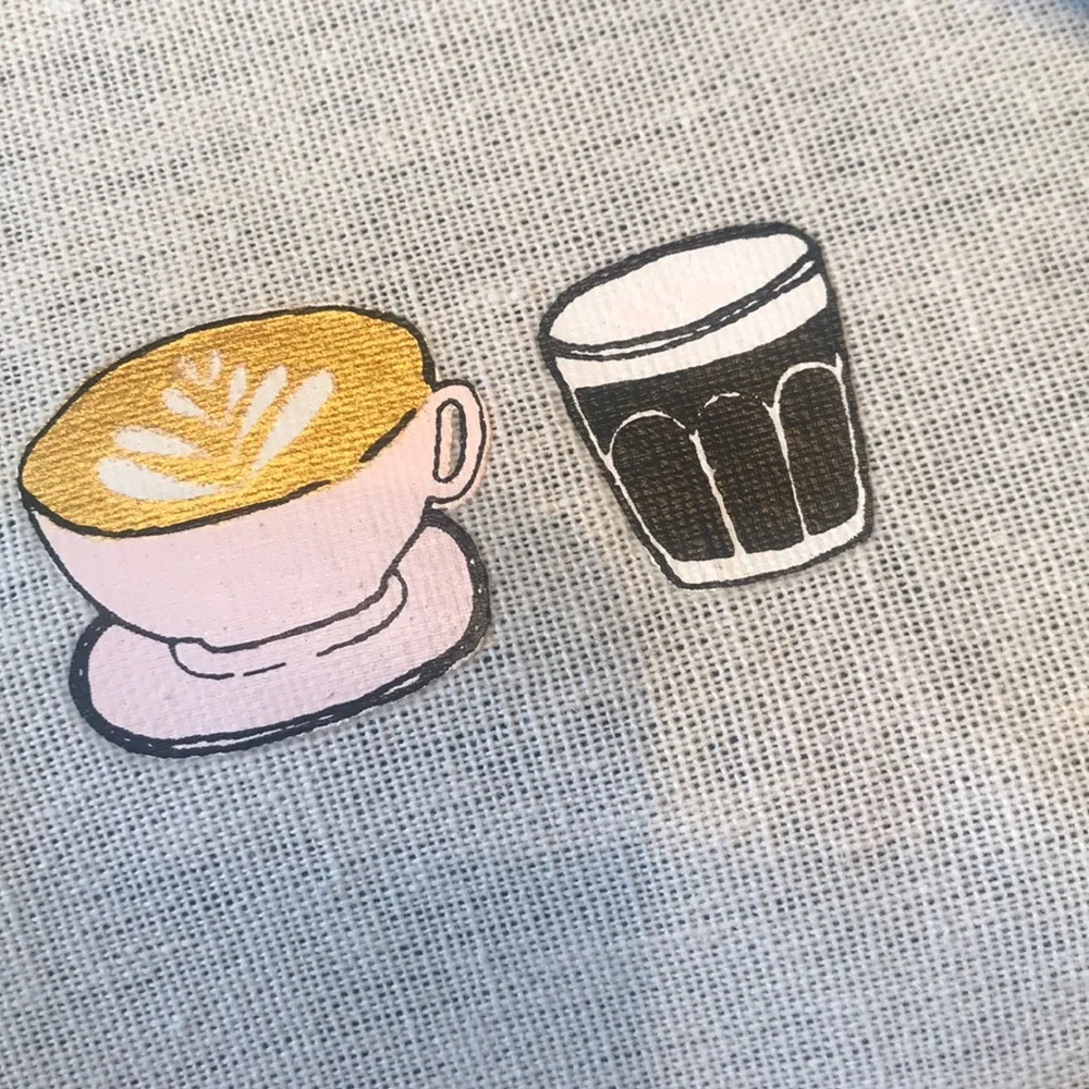 Mara Mi Canvas Pouch with Enamel Pin